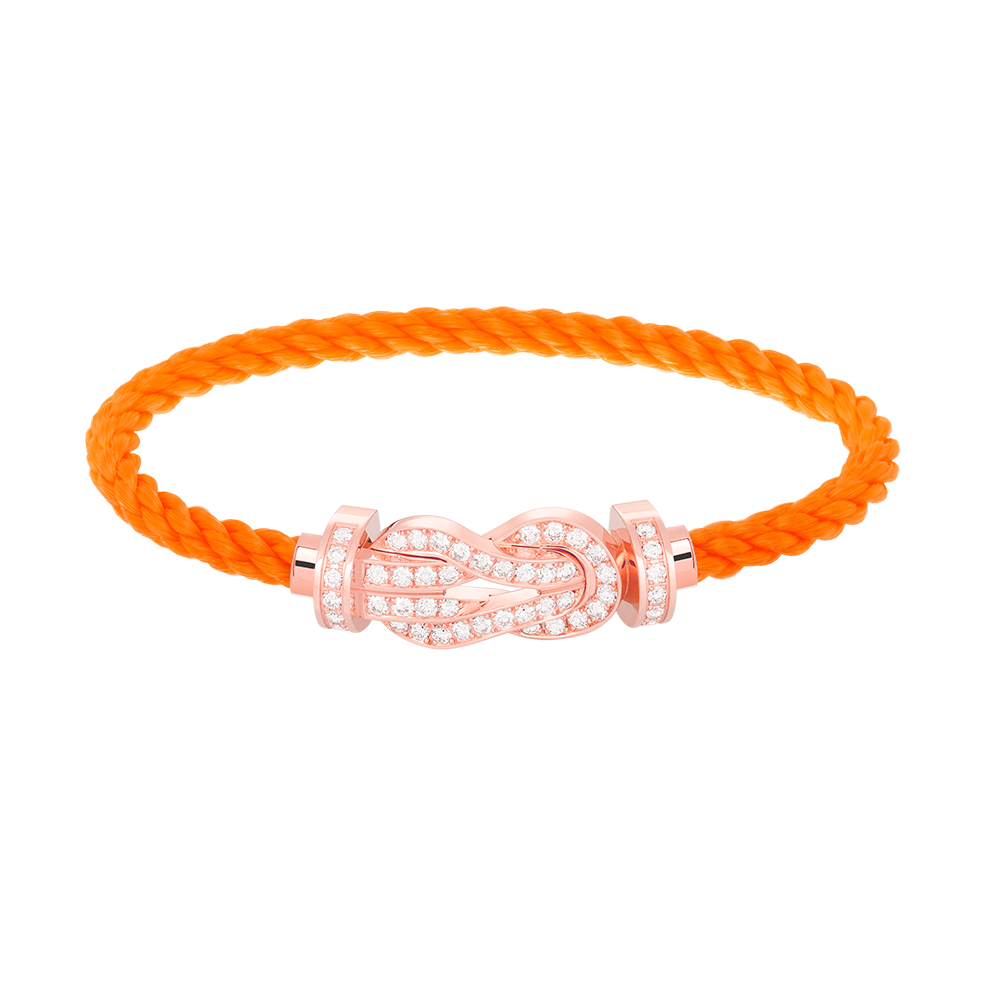 [Topon]CHANCE LARGE 8 FIGURE BUCKLE FULL DIAMOND BRACELET ROSE GOLD