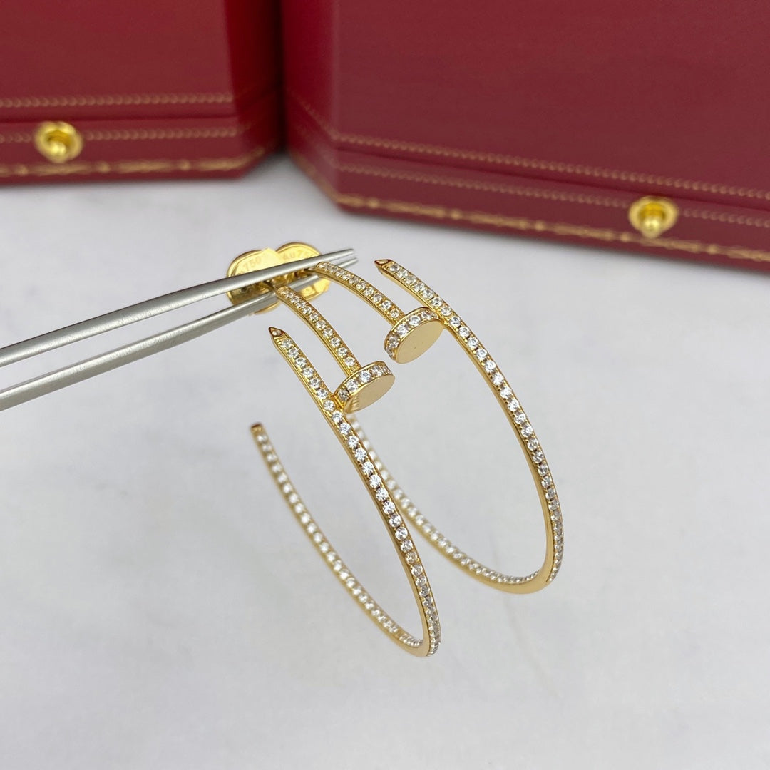 [Topon]JUSTE EARRINGS FULL DIAMONDS 1.8MM