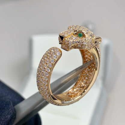 [Topon]PANTHERE PINK GOLD DIAMOND RING