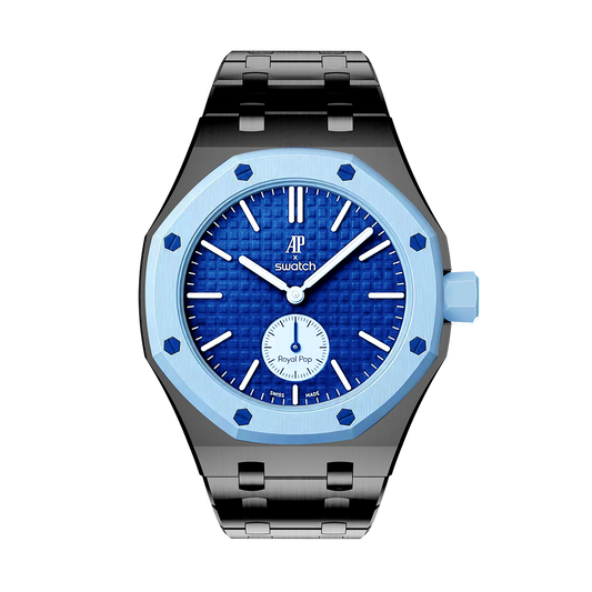Oak Pop Exclusive Black Steel Strap