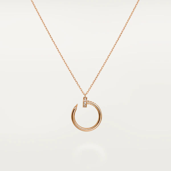 [Topon]JUSTE NECKLACE PINK GOLD