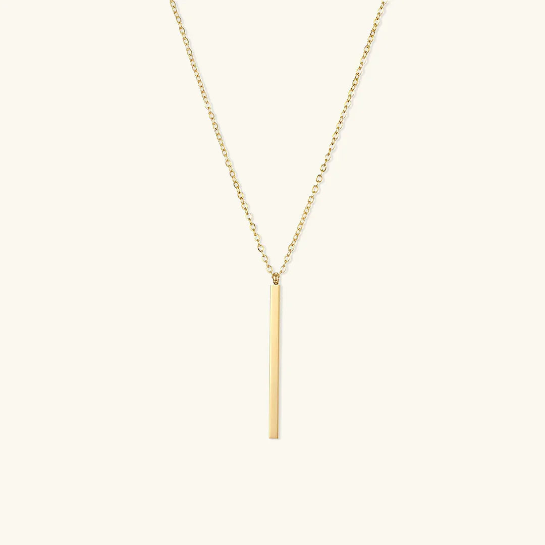 [Topon]Allison Gold Bar Necklace