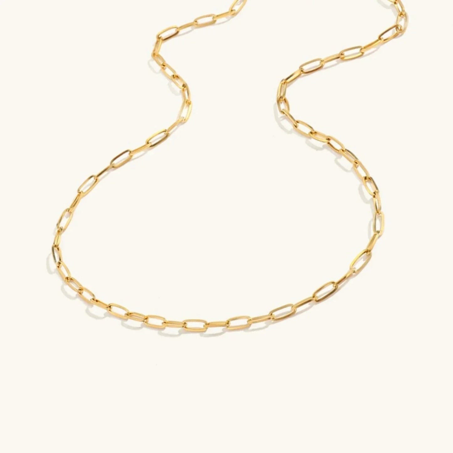 [Topon]Amber Gold Chain Necklace