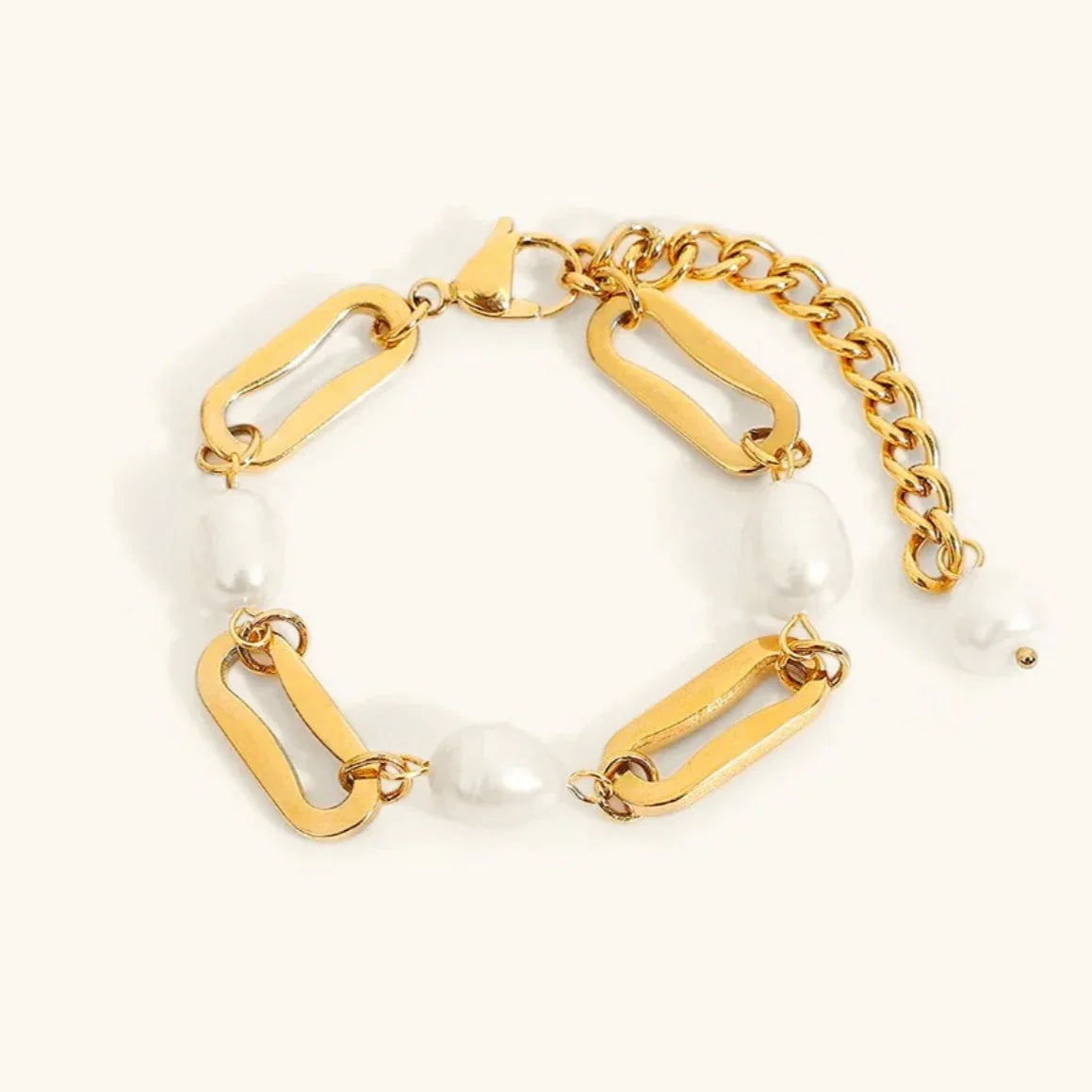 [Topon]Janna Pearl Chain Bracelet