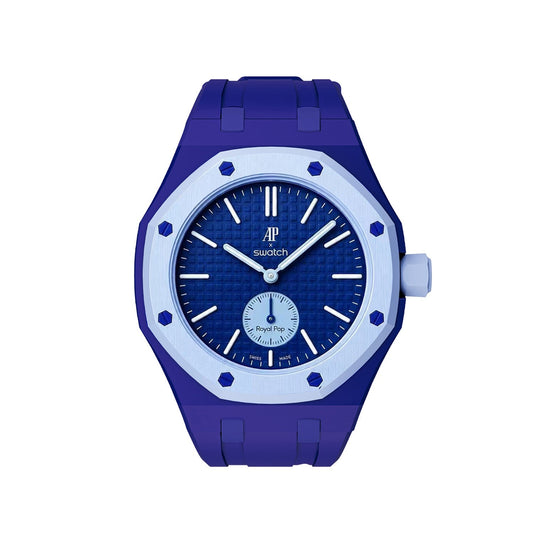Oak Pop Exclusive Dark Blue Silicone Strap