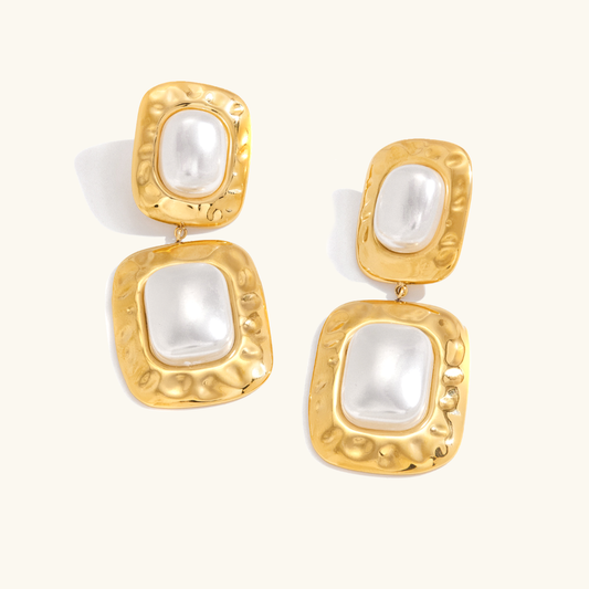 [Topon]Trixie Chunky Pearl Drop Earrings