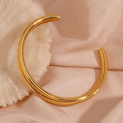 [Topon]Rianne Layered Gold Bangle