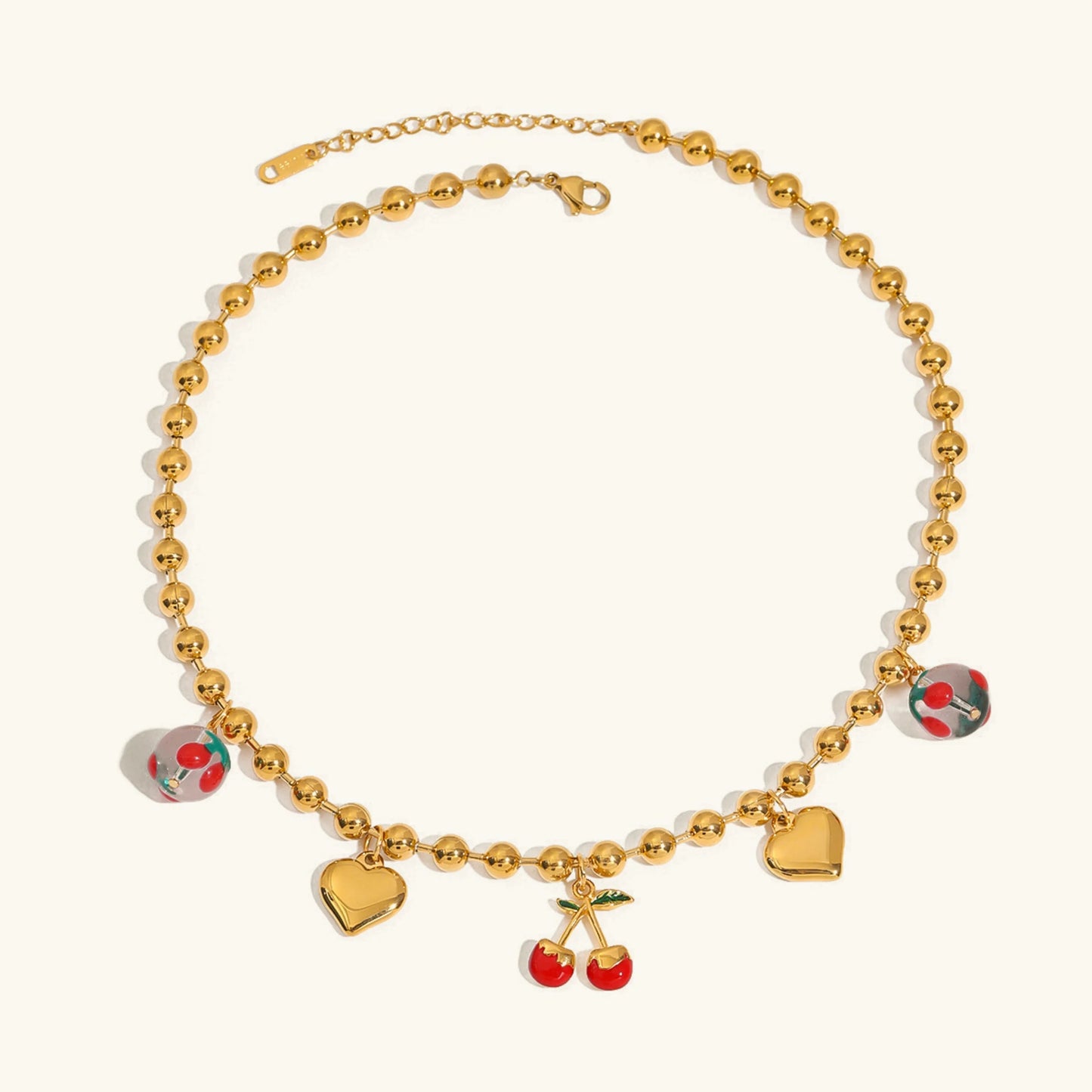[Topon]Kai Gold Cherry Necklace