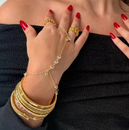 [Topon]Elina Diamond Hand Chain